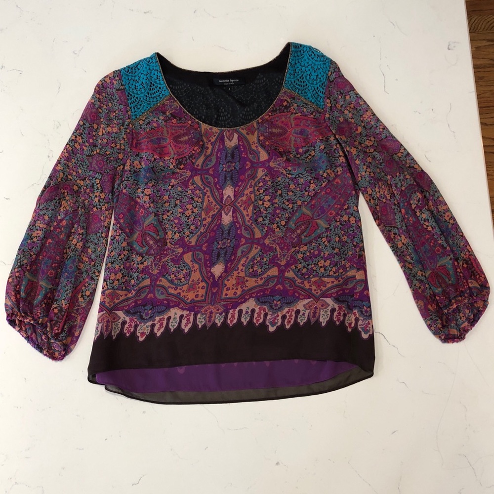 Nanette Lepore Silk Blouse - perfect for spring